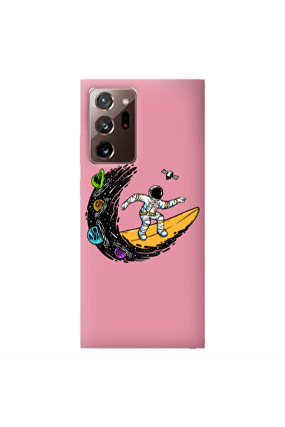 Other Samsung Note 20 Plus Surf in space Pink Colored Silicone TPU Θήκη
