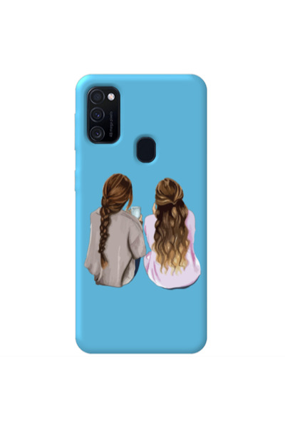 Other Samsung M21 Friends Blue Colored Silicone TPU Θήκη