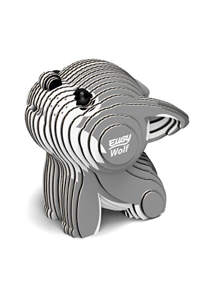 Eugy Puzzle 3D, Eugy, Carton, Lup, Multicolor