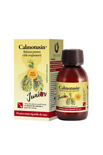 Dacia Plant Calmotusin Junior - Sirop cu Miere (Gust de Cirese) 100ml