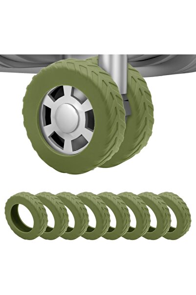 Arabest 8-Piece Luggage Wheel Covers,Silicone Suitcase Protectors for 2-2.4''...