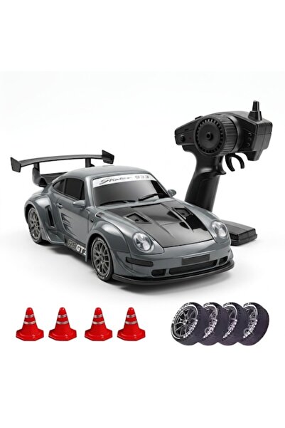 DrKala Mașină RC Drift 4WD cu telecomandă, Scară 1:20, Tip Porsche 911 GTS, 2...