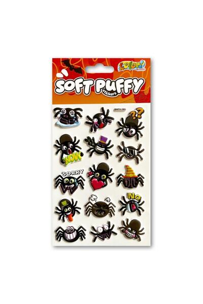 OEM Autocolante pufoase Soft Puffy Spiders Penmate, foaie 11x20,5 cm