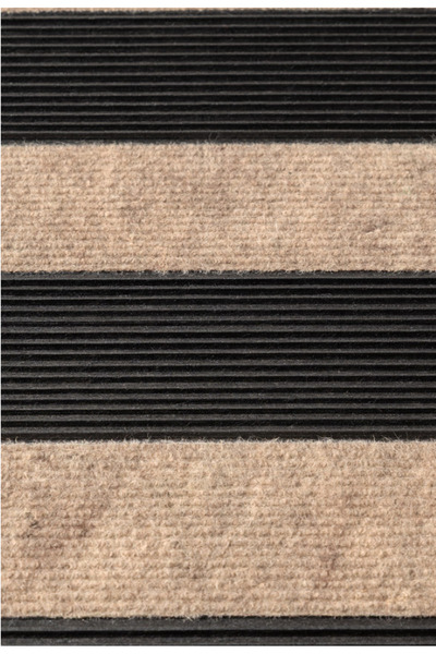 Evoris Delta Cc003A Beige Non-Slip Sole Moisture Absorbing Dust Absorbing Door Mat Uv Resistant 45X70 cm