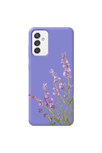 Other Samsung M13 Flowers 8 Purple Colored Silicone TPU Θήκη