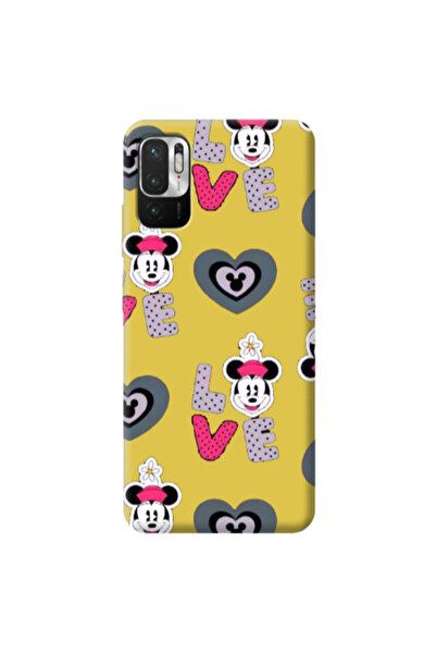 Other Xiaomi Redmi Note 10 Pro 5G Minnie Yellow Colored Silicone TPU Θήκη
