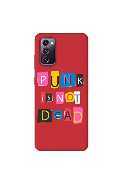 Other Samsung S20 FE Punk is not Dead Red Colored Silicone TPU Θήκη