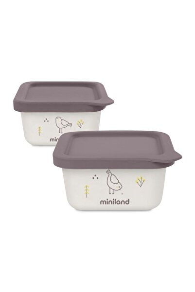 Miniland ΣΕΤ 2 ΔΟΧΕΙΩΝ ΑΠΟΘΗΚΕΥΣΗΣ NATURSET CHICK