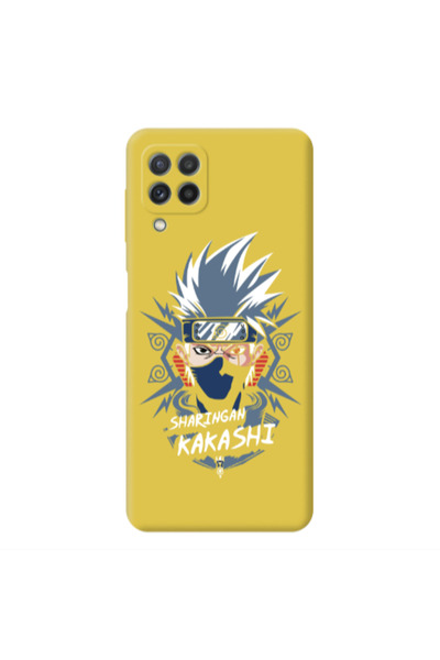Other Samsung A22 4G Anime Mangoo Yellow Colored Silicone TPU Θήκη