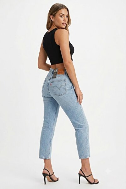 Levi's 501 ®   Original Crop Women's Jean Pants - 0000
