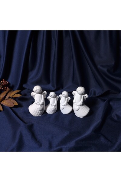 Melamar Handmade Top Bottom Set of 4 Decorative Angels