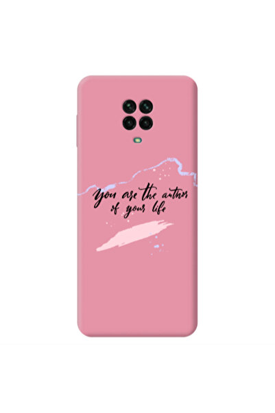 Other Xiaomi Redmi Note 9 Pro You are the authors Pink Colored Silicone TPU Θήκη