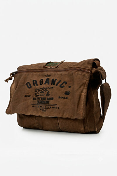 MANDOSİ Casual Shoulder Bag Cotton Postman Laptop School Travel Daily Vintage...