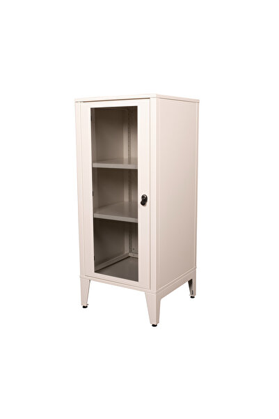 ALFAFONET Ziglat Serisi Kilitli Metal Home Office Dolabı %70 Perfore Kapaklı ...