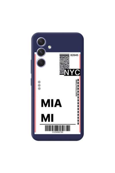 Other Samsung A26 Miami NYC Dark blue Colored Silicone TPU Θήκη