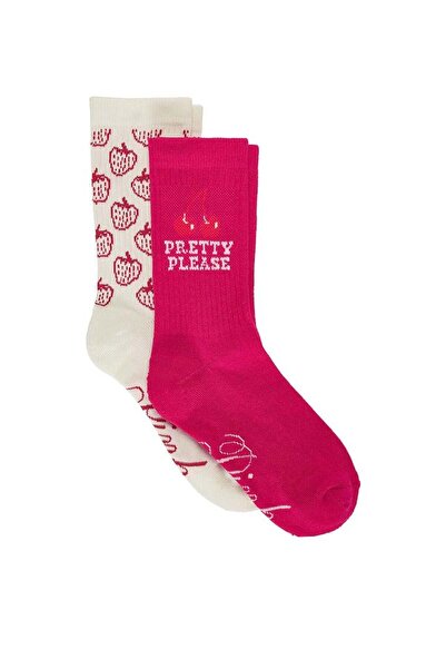 PINK Crew Çorap 2’li Paket