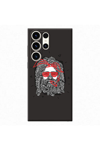Other Samsung S23 Ultra Cool glasses Black Colored Silicone TPU Θήκη