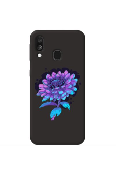 Other Samsung A40 Witch flower Black Colored Silicone TPU Θήκη