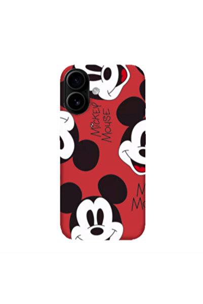 Other Apple Iphone 16 plus Mickey Mouse Red Colored Silicone TPU Θήκη