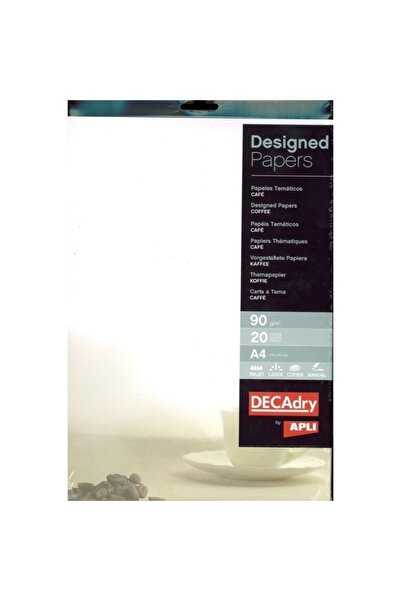 MC Micostore DECAdry 12125 A4 Patterned , 90g/m2, coffee pattern, Top Bottom ...