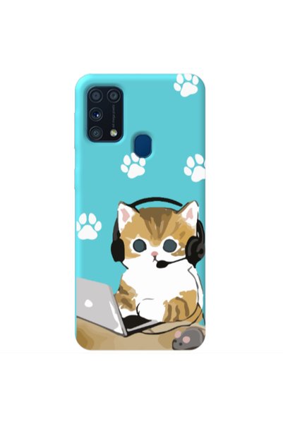 Other Samsung M31 Call Center Turquoise Colored Silicone TPU Θήκη