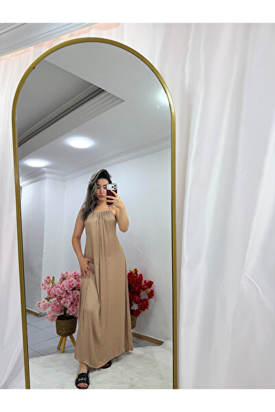 Wenya Butik Kadın Şık Saten Elbise
