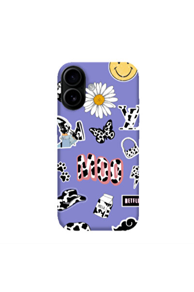 Other Apple Iphone 16 plus Find Yourself 6 Purple Colored Silicone TPU Θήκη