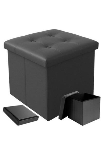 Ruhhy Scaun pliant, gri, 39L, 38x38x38cm, sarcină maximă 100kg