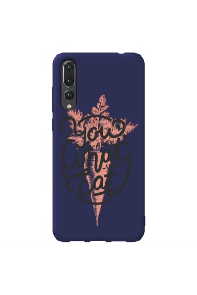 Other Huawei P20 Pro You are What You Eat Dark blue Colored Silicone TPU Θήκη