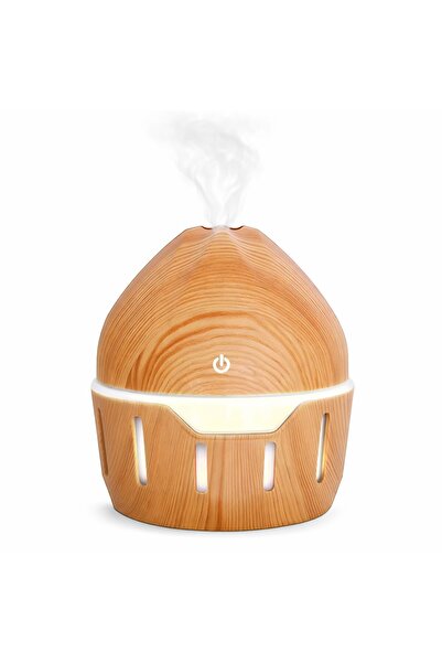 NEXTLY Difuzor de aromaterapie cu ultrasunete, 130 ml, cu aspect de lemn, LED...