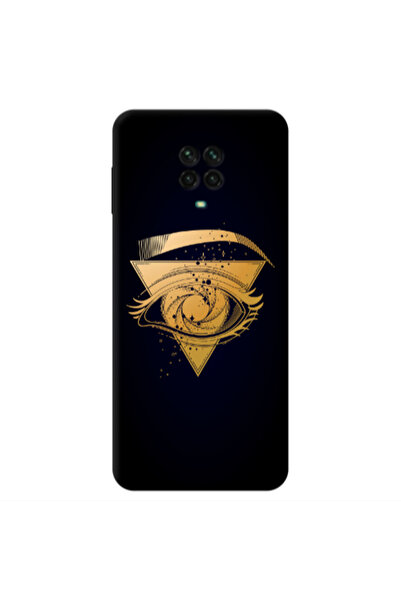 Other Xiaomi Redmi Note 9S Triangular gold eye Transparent Silicone TPU Θήκη