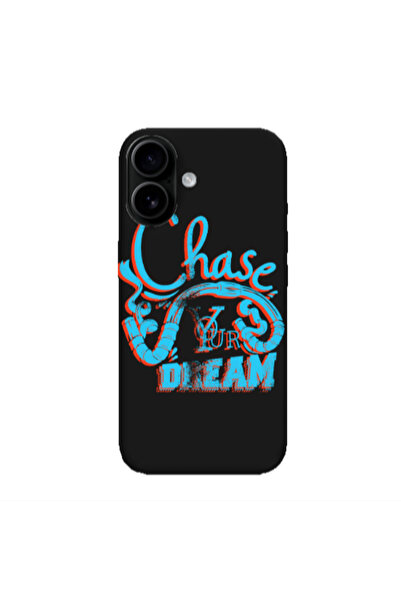 Other Apple Iphone 16 plus Chase Your Dream Black Colored Silicone TPU Θήκη