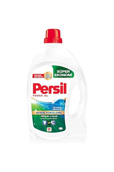 Persil Power Gel Detergent lichid de rufe Prospețime Oceanică, 3900 ml, 60 sp...