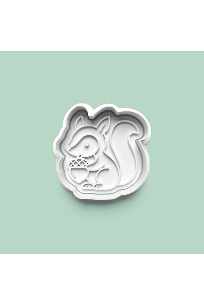 AKTASTORE Squirrel Figure Cookie Mold and Sugar Paste Mold 0976-4
