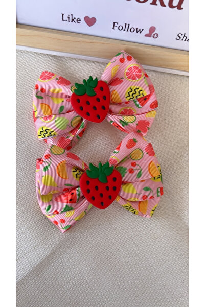 AKSESUARLARIM Double Buckle Fruit Theme