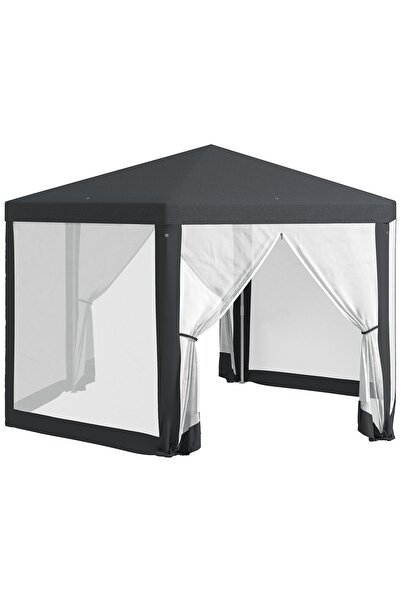 OEM Pavilion de grădină hexagonal Re-Bloom, metal/poliester, 3,94x3,94x2,5 m,...