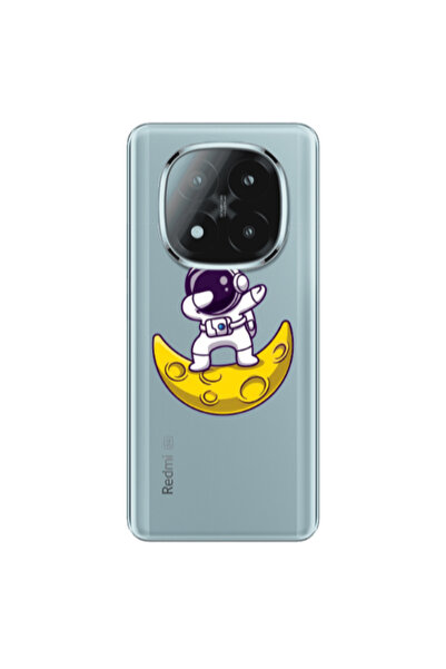 Other Xiaomi Redmi Note 14 Pro + 5g Astronaut on the moon Transparent Silicon...