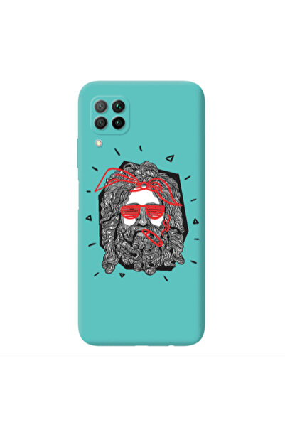 Other Huawei P40 Lite Cool glasses Turquoise Colored Silicone TPU Θήκη