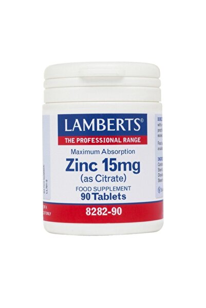 Lamberts |   Ψευδάργυρος 15mg (Κιτρικό) |   90 ταμπλέτες