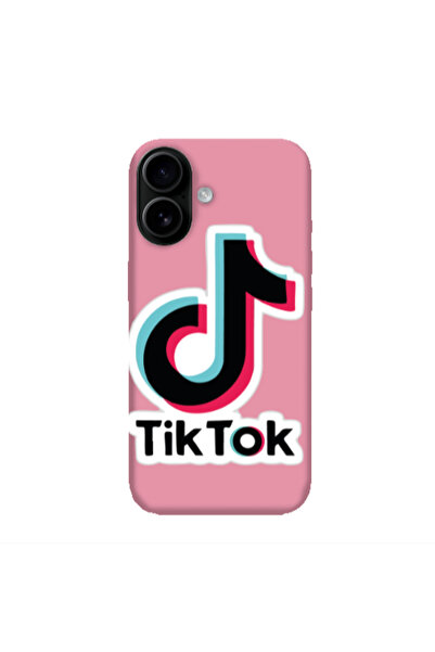 Other Apple Iphone 16 Tik Tok Pink Colored Silicone TPU Θήκη