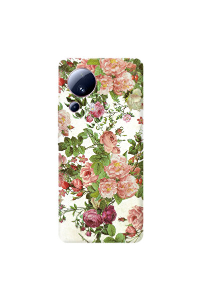 Other Xiaomi Mi 13 Lite Pink roses 2 Transparent Silicone TPU Θήκη