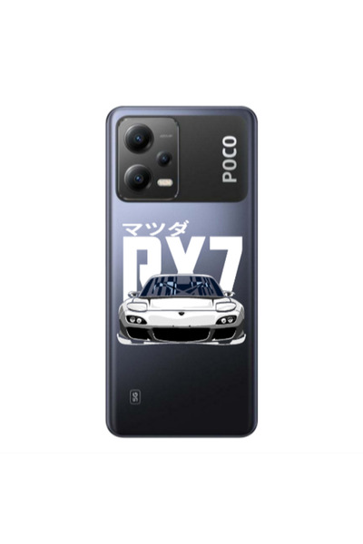 Other Xiaomi Poco X5 Car Rx7 Transparent Silicone TPU Θήκη