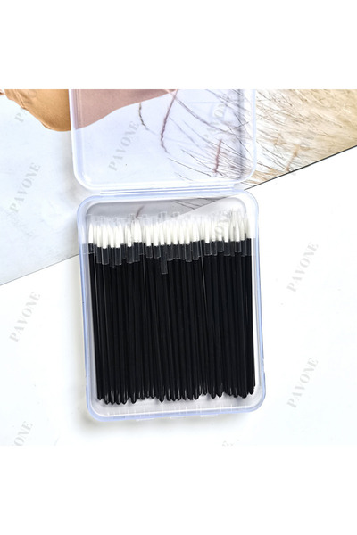 Pavone 50 Adet Kutulu Tek Kullanımlık İnce Uçlu Eyeliner ve Kalıcı Makyaj Fır...