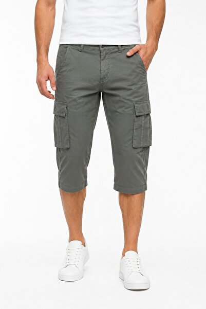 BAGLAN Men's Canvas Capri Shorts with Cargo Pockets Bgl-St05594