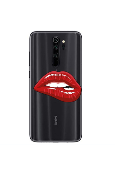 Other Xiaomi Redmi Note 8 Pro Shiny Lips Transparent Silicone TPU Θήκη