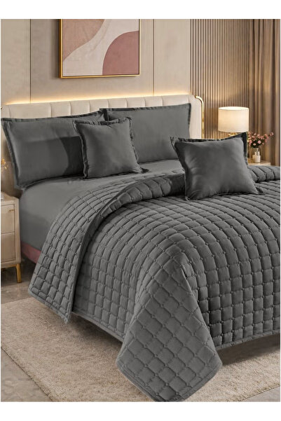 Moon Nefren Summer Compressed Bedspread |   6 Pieces |   Luxury Quilted Comfo...