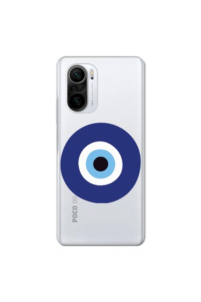 Other Xiaomi Poco F3 Evil eye bead Transparent Silicone TPU Θήκη