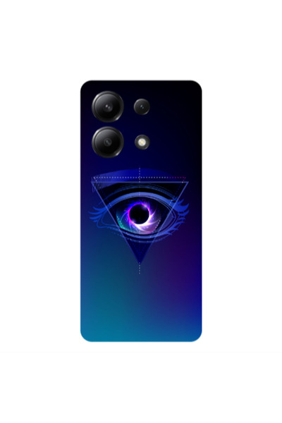 Other Xiaomi Redmi Note 13 4G Triangular blue eye Transparent Silicone TPU Θήκη