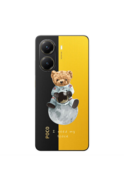 Other Xiaomi Poco X7 Pro Bear in space Transparent Silicone TPU Θήκη
