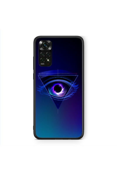 Other Xiaomi Redmi Note 11 Pro 5G Triangular blue eye Black Glossy Θήκη